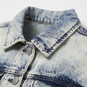 Veste en jean pour femme, doublure en laine et lin respirante, fermeture à boutons, manches longues, design tendance, taille XL, fabriquée pour l'automne et l'hiver - Product Image 4
