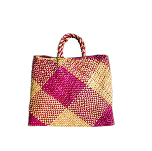 2023กระเป๋าฟางหญ้าทะเลทำด้วยมือสำหรับผู้หญิง100% เป็นมิตรกับสิ่งแวดล้อมสายโซ่ดอกไม้สไตล์โบฮีเมียนทันสมัย - Product Image 2