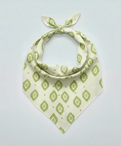 Pañuelo de Algodón Amarillo con Estampado Dabu, Diseño Floral Hecho a Mano, Transpirable, Duradero, de Secado Rápido, Multiusos - Product Image 5