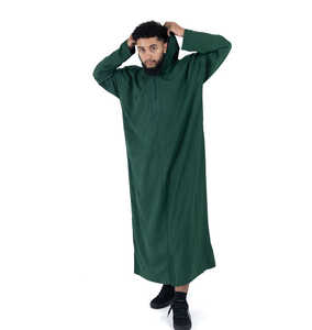 Vente en gros Jubba pour hommes, légère et confortable, nouveau style, Thobes marocains, Thawb, vêtements islamiques, hauts ethniques, services OEM, haute qualité - Product Image 5