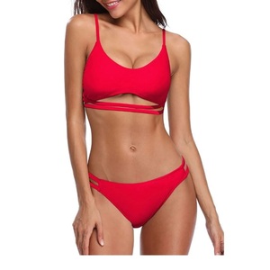 Nueva llegada 2024 estilo de lujo de dos piezas traje de baño de mujer ropa de playa traje de baño Bikinis y ropa de playa EXPORTACIÓN DE BD - Product Image 1