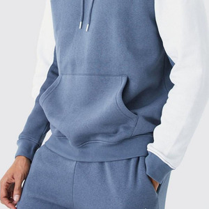Chándal de Invierno Personalizado de Alta Calidad para Hombre, 100% Algodón, Forro Polar Ligero, Transpirable, de Secado Rápido, Sudadera con Capucha - Product Image 5