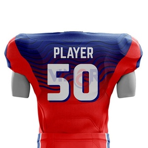 Uniformes de fútbol americano de poliéster 100% para adultos y clubes juveniles, conjuntos de Jersey y pantalón a juego personalizados, uso deportivo - Product Image 6