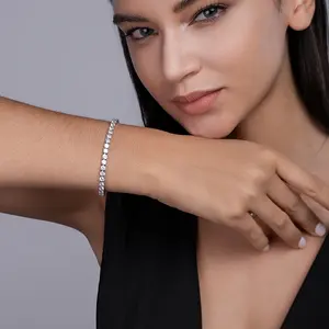 Luxury hip hop baguette cut moissanite ring 925 sterling <b>silver</b> iced out custom jewelry <b>men</b> - Product Image 2