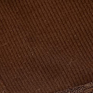 Top corto de manga corta de punto acanalado con cuello en V para mujer, Top básico de manga larga ajustado, ropa de tela básica elástica vista Polyvore - Product Image 5