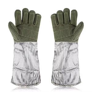 Guantes de Soldadura de Cuero Premium, Servicio OEM Personalizado, Resistentes al Calor, Impermeables, Duraderos, Antideslizantes, Sin Silicona, Seguridad Razonable - Product Image 1