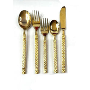 Juego de cubiertos duradero ecológico de aluminio y acero inoxidable para cocina de boda de alta calidad personalizado, Apto para lavavajillas, 4 unidades de lujo - Product Image 4