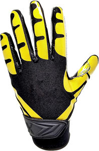 Gants de football américain en cuir de haute qualité, antidérapants, durables, avec design imperméable, couleur et logo personnalisables - Product Image 6