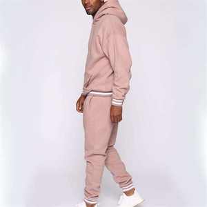 Men's Plus Size Tracksuit Set Breathable Solid Color Autumn <b>Zip</b> Jacket <b>Jogger</b> Pants <b>Pockets</b> Casual Sweatsuit Quick Dry - Product Image 2