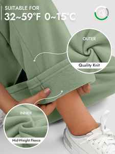 Pantalon de survêtement ample personnalisé avec logo brodé en coton pour femmes pantalon de survêtement ample à rayures droites et jambes larges pour hommes - Product Image 5