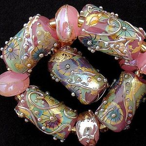 ลูกปัดเรซิ่นทำมือสำหรับสร้อยคอ ตกแต่งบ้าน และของขวัญ-วันเกิดและงานแต่งงาน-สัมผัสแห่งความสง่างาม - Product Image 1