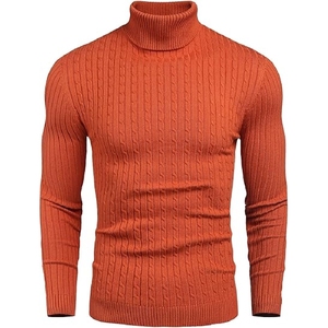 Pull en tricot de bonne qualité Pull d'hiver à col rond en polyester Pull en tricot surdimensionné personnalisé - Product Image 1