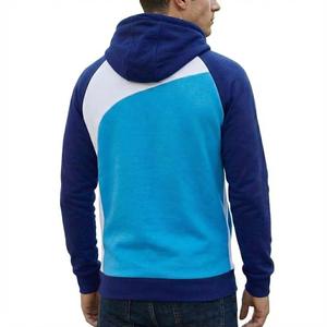 Sudadera con Capucha de Moda Urbana para Hombre, Diseño Nuevo 2026, Manga Raglán, Dos Tonos, Estilo Patchwork, Informal, Holgada - Product Image 3