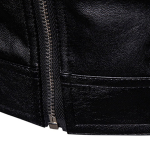 Chaqueta de Cuero para Hombre, Precio al por Mayor, Chaqueta de Cuero PU, Chaqueta de Cuero de Moda para Hombre con Chaqueta de Cuero para Hombre de Alta Calidad - Product Image 4