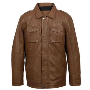 Chaqueta de cuero elegante para hombre más vendida en diferentes colores disponibles al mejor precio de venta chaqueta de cuero para hombre - Product Image 2