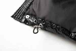 UNIQUE GYM WEAR Blouson d'hiver matelassé réversible pour homme grande taille, imperméable, écologique, respirant, coupe-vent, en polaire 2026 - Product Image 5