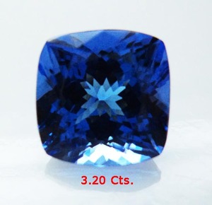 เบาะรองนั่งเหลี่ยมเพชรพลอย tanzanite แบบหลวมธรรมชาติสีฟ้าอัญมณีบำบัดล้ำค่า100% การตั้งค่าเครื่องประดับในราคาที่ดีที่สุด - Product Image 3