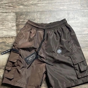 Vente en gros multicolore Grandes poches Oversize Confort Taille élastique Short coupe-vent personnalisé Short cargo en nylon pour hommes - Product Image 3