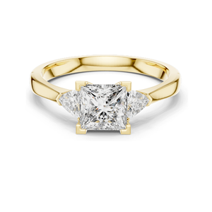 Anillo de Diamante de Laboratorio de 1.3 CT para Mujer, Claridad VVS-VS EF, Corte CVD, Oro de 18KT, 14KT, 10KT y Plata 925, Oro Rosa, Amarillo y Blanco - Product Image 3