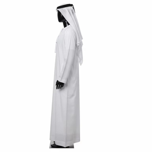 ผ้าทอแบบดั้งเดิมระบายอากาศได้สำหรับผู้ใหญ่ผ้าฝ้ายน้ำหนักเบาสวมใส่ในชีวิตประจำวันออกแบบได้ตามต้องการเสื้อผ้ามุสลิมขายส่ง - Product Image 3