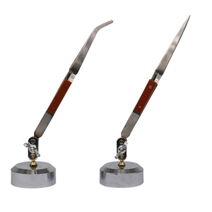 Pinzas de cerámica duraderas Aislamiento de soldadura electrónica Punta recta Portabrocas de precisión inversa Codo puntiagudo Pinzas antiestáticas - Product Image 4