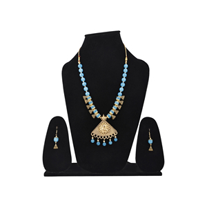Triangle Ganesh oxydé bleu ciel # # # #   Triangle Ganesh en alliage oxydé bleu ciel, réédition # # # #   Alliage fabriqué "New Title Alloy" - Product Image 2