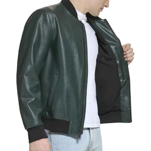Chaqueta de Cuero de Oveja Genuina para Hombre, Chaqueta de Motociclista de Cuero, Color Marrón, Chaqueta de Cuero para Hombre - Product Image 6