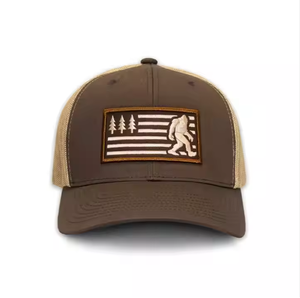 หมวกแก๊ปตาข่ายกึ่งโค้ง6แผงพร้อมฝาปิดปรับได้สำหรับผู้ชายและผู้หญิงผู้ผลิตในเวียดนาม - Product Image 4