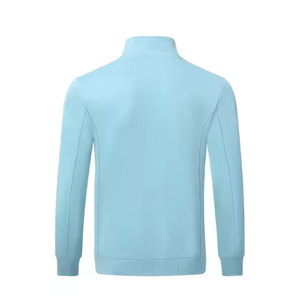 ชุดวอร์มผู้ชายคุณภาพดีเยี่ยม ผ้าฟลีซน้ำหนักเบา ซิปยาวเต็มตัว ผ้าฝ้าย 100% ระบายอากาศดี ดีไซน์ใหม่ล่าสุด รับสกรีนโลโก้ - Product Image 4