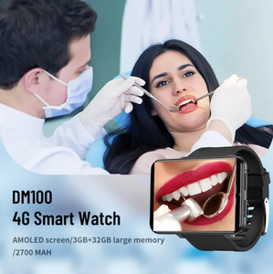 Dernière montre intelligente 4G étanche IP67 DM100 avec WiFi, thermomètre, caméra, téléphone portable avec <span class=keywords><strong>Internet</strong></span>, montre 5G la plus vendue, système d'exploitation Android - Product Image 6