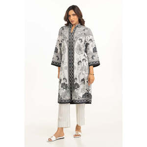 Conjunto de 2 Piezas para Mujer, Casual, Blanco, de Algodón, con Rayas Verticales Estampadas, Talla XS/XXS, para Primavera/Verano - Product Image 2