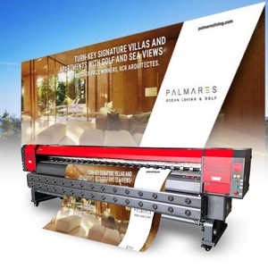 Bheng Konica 3.2m Solvent Printer 4/8 Printhead Flex <b>Vinyl</b> Large Format Inkjet Printing <b>Machine</b> - Product Image 1