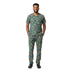 Conjunto de Uniforme Médico para Hombre, Personalizable, Ligero y Duradero, con Cuello en V, Parte Superior y Pantalones, Uniforme de Clínica y Hospital, Calidad al por Mayor - Product Image 4