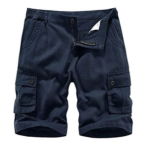 Pantalones cortos de carga de algodón de alta calidad personalizados al por mayor para hombres con seis bolsillos precio razonable logotipo personalizado de alta calidad - Product Image 2
