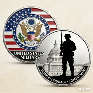 Monedas de Colección Personalizadas, Impresión en Color Metálico, Relieve, Baño de Oro, Tema Tradicional, Medalla de Recuerdo - Product Image 2