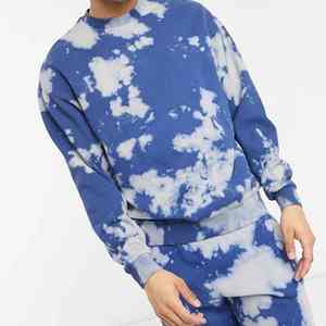 Ensemble de survêtement deux pièces pour hommes, mode d'été, t-shirts à manches courtes et shorts, ensembles courts tie-dye pour hommes, coton respirant - Product Image 5