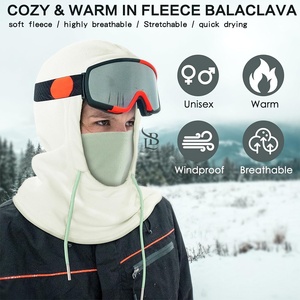Custom Logo Warm Balaclava <b>Mask</b> for Winter Sports and Outdoor Activities Breathable Fabric for Motorcycling and Fishing - Product Image 4