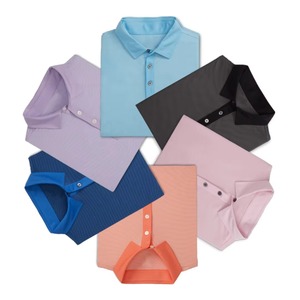 Men's 100% Cotton for Shirts Comfortable Quick Dry Breathable Solid Pattern Knitted Fabric Customized Colors OEM Service - Product Image 1