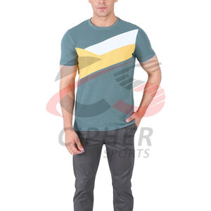 เสื้อยืดผ้าฝ้ายไม้ไผ่สำหรับผู้ชาย, เสื้อฮิปฮอปแขนสั้นน้ำหนักมากเสื้อยืดธรรมดาเสื้อยืดผ้าฝ้ายอ่อนนุ่มระบายอากาศได้ดีและความชื้น - Product Image 1