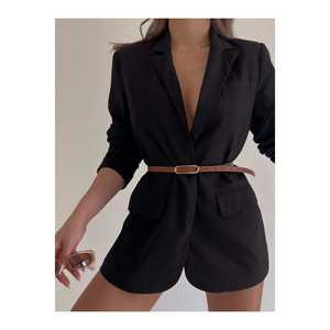 เข็มขัดลำลองสไตล์ผู้หญิงแบบบางพร้อมหัวเข็มขัดโลหะผสมแบบกว้าง - Product Image 3