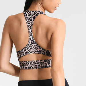 บราสปอร์ตสปอร์ตบราสำหรับผู้หญิงบราออกกำลังกายทำจากวัสดุพิมพ์ซับลิเมชันดีไซน์สีตามสั่ง - Product Image 4