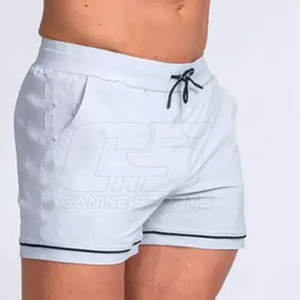 Short de course à séchage rapide à vendre Pantalon actif à logo personnalisé d'été Short à taille élastique Short de course pour homme - Product Image 1