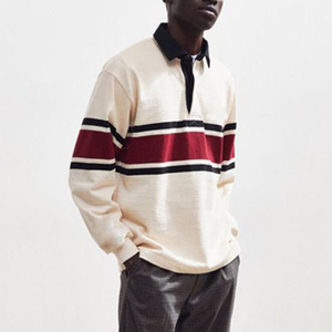 Camiseta Polo de Manga Larga para Hombre, Profesional, de Alta Calidad, con Logotipo Personalizado, Transpirable y Estampada, Camisetas de Rugby - Product Image 1