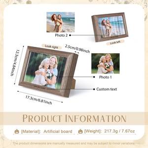 Diy Marco de fotos de madera Pantalla minimalista Guía PDF hecha a mano Descargable Imagen paso a paso disponible - Product Image 2