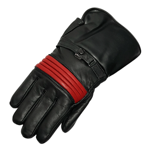 Men's Genuine Leather Waterproof Breathable Gloves for Auto Racing & Motorcycle Biking Custom Winter Lined - Product Image 3