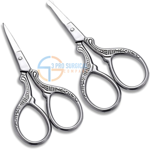 Ciseaux à cheveux fantaisie professionnels outil de beauté en acier inoxydable de haute qualité avec lame tranchante pour fournitures de salon de coiffure - Product Image 1