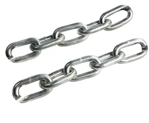 Chaîne soudée en acier galvanisé robuste de meilleure qualité pour usage industriel du fabricant indien pour l'exportation - Product Image 4