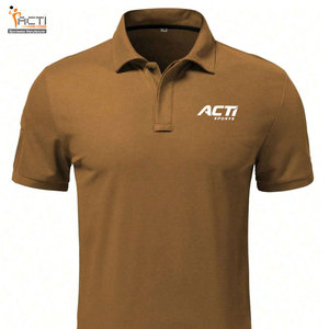 T-shirt polo pour hommes coupe ajustée en gros T-shirt polo personnalisé meilleure vente à séchage rapide évacuation de l'humidité - Product Image 1