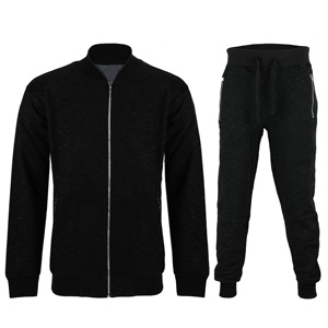 Chándales de fútbol de rayas sublimadas para hombre, chándal transpirable de poliéster de manga larga con cremallera, chándal de 2 piezas - Product Image 4