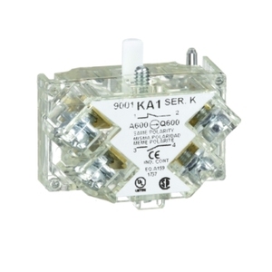 For Schneider Electric Harmony 9001KA1 Contact <b>Block</b> Protected Terminals 0...600V Silver Alloy Electrical Contacts Contact - Product Image 1